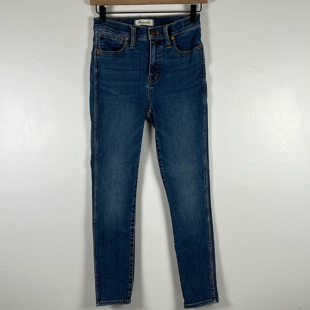 Madewell Blue Jeans 5 pocket High Rise 10’ Skinny Women’s